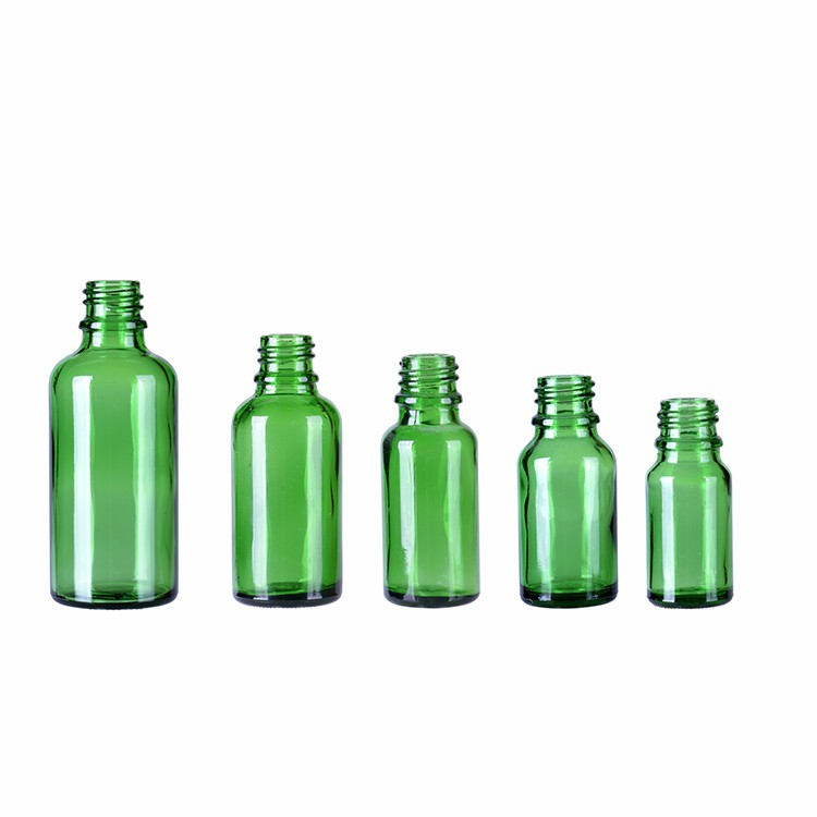 essential oil glass bottle green 20ml