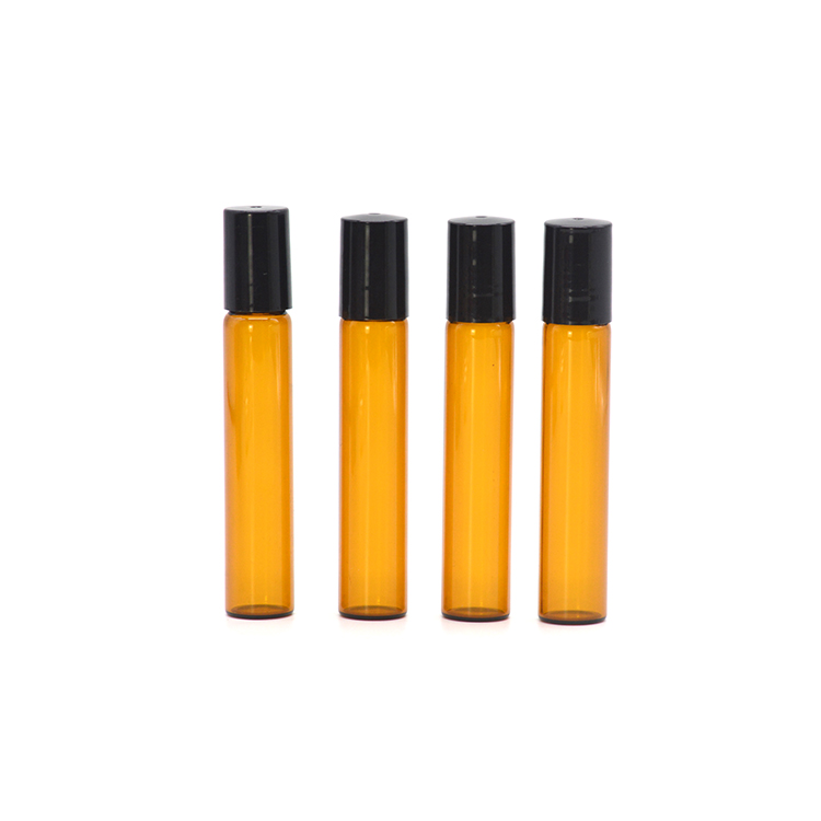 essential oil perfume roller bottles clear amber 1ml 2ml 3ml 5ml 8ml 10ml glass oil roller on bottle for perfume