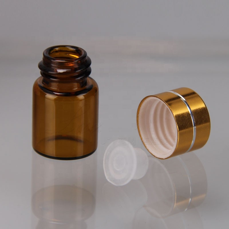 essential oil perfume small sample glass vial 1ml 2ml 3ml 5ml 6ml 10ml mini clear amber glass dropper bottle