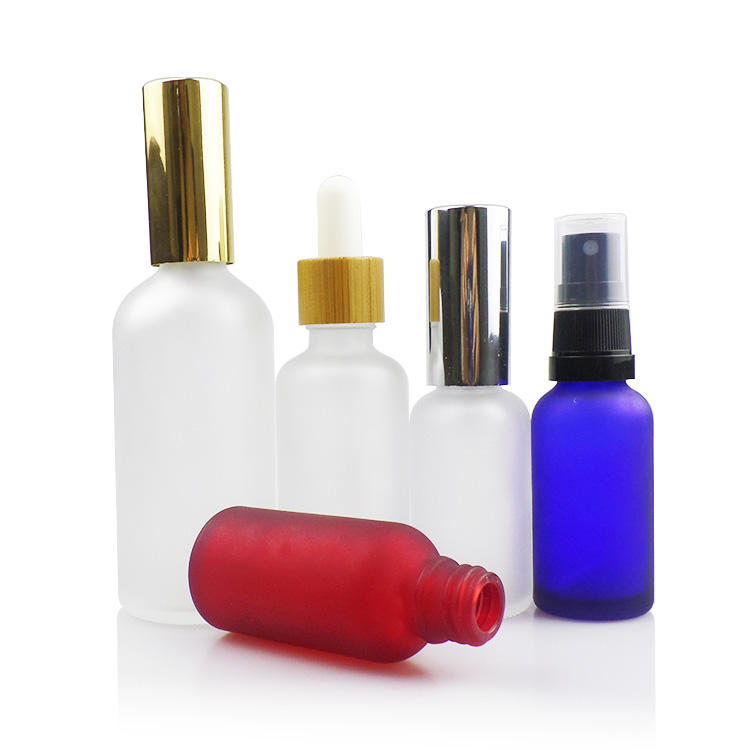 essential oil serum cosmetic bottles dropper matte bottle clear matte bottle