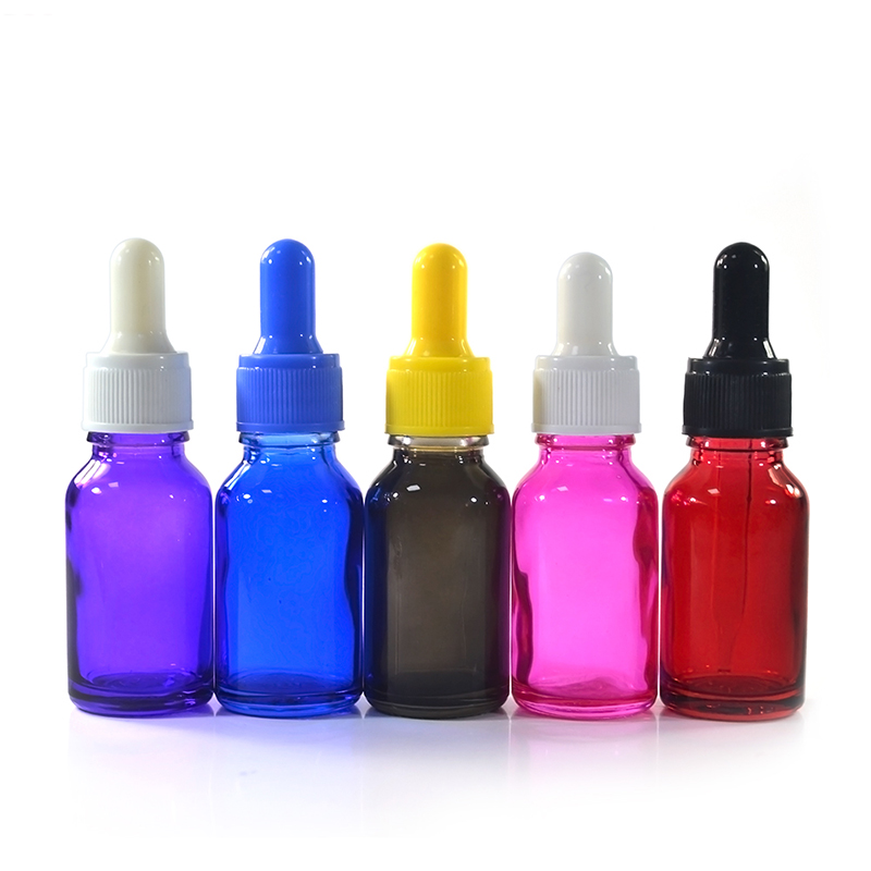 european beautiful e liquid colored red purple gold 1oz 30 ml glass dropper bottles with pipette