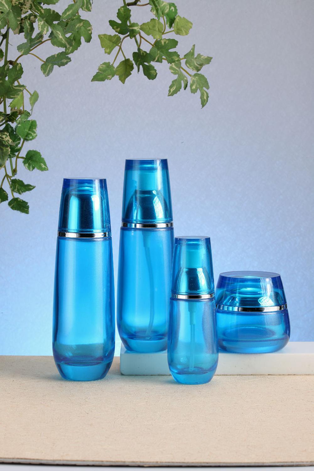 european cosmetic dropper glass bottles with Push dropper
