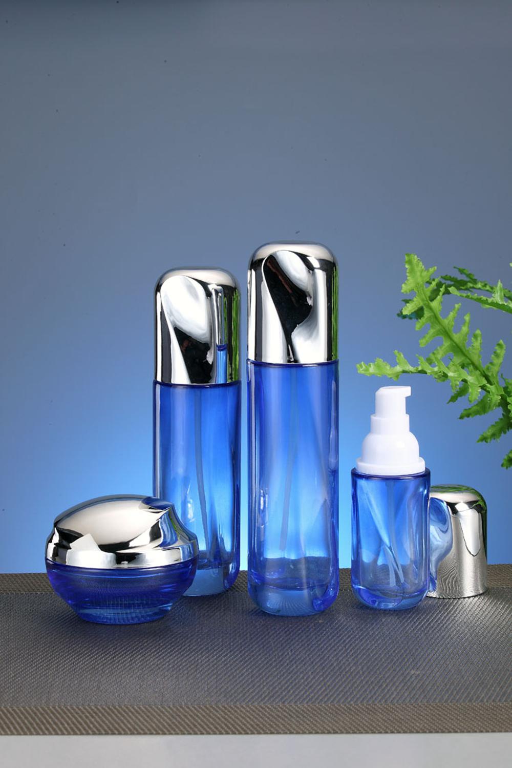 european cosmetic dropper glass bottles with Push dropper