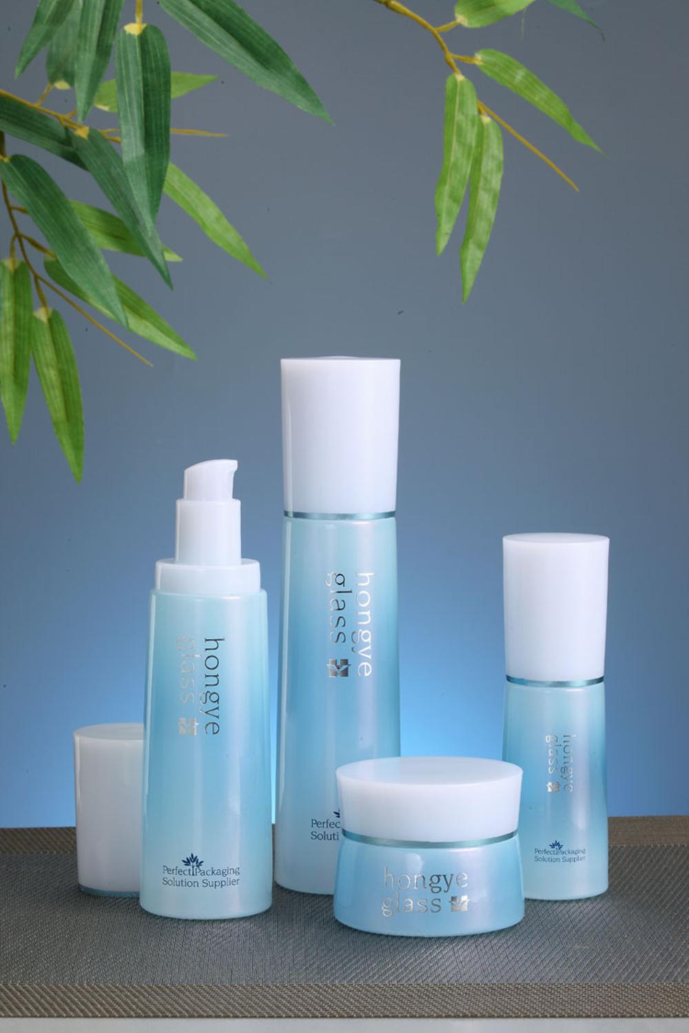 european cosmetic dropper glass bottles with Push dropper