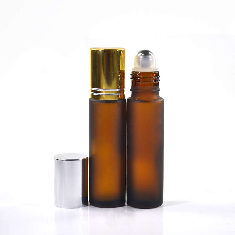 eye cream perfume oil clear amber green blue 4ml 6ml 8ml 10ml roll on glass bottle with steel ball