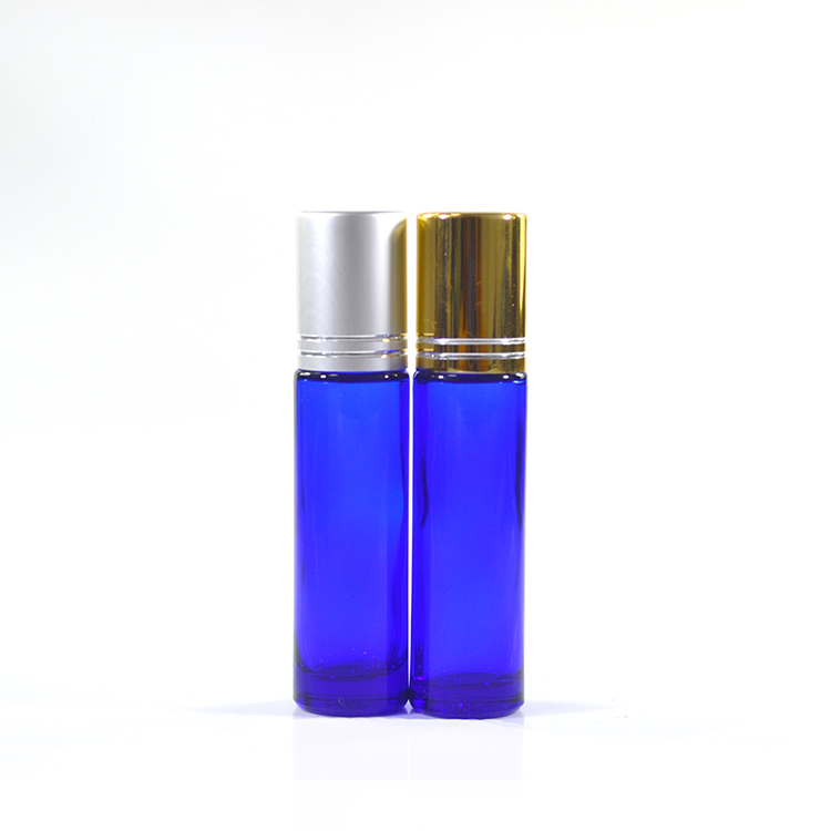 eye cream perfume oil clear amber green blue 4ml 6ml 8ml 10ml roll on glass bottle with steel ball