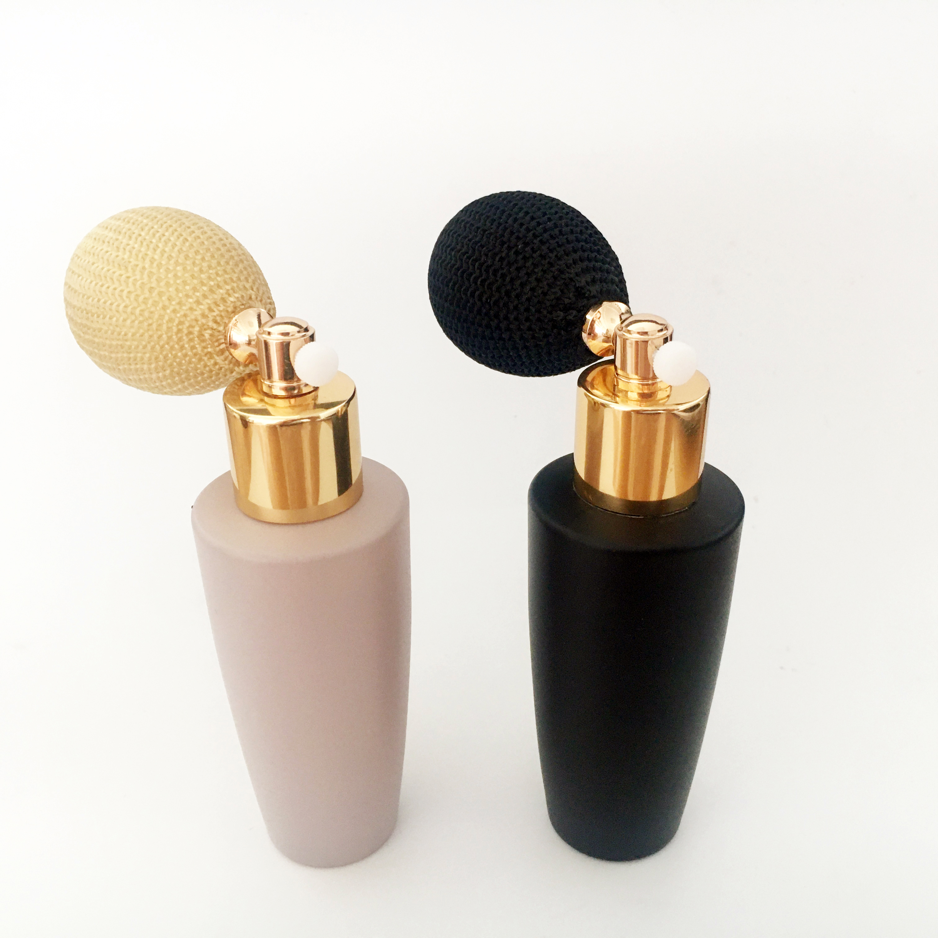 fabric air gas pump bulb spray atomizer powder spray bottle glass