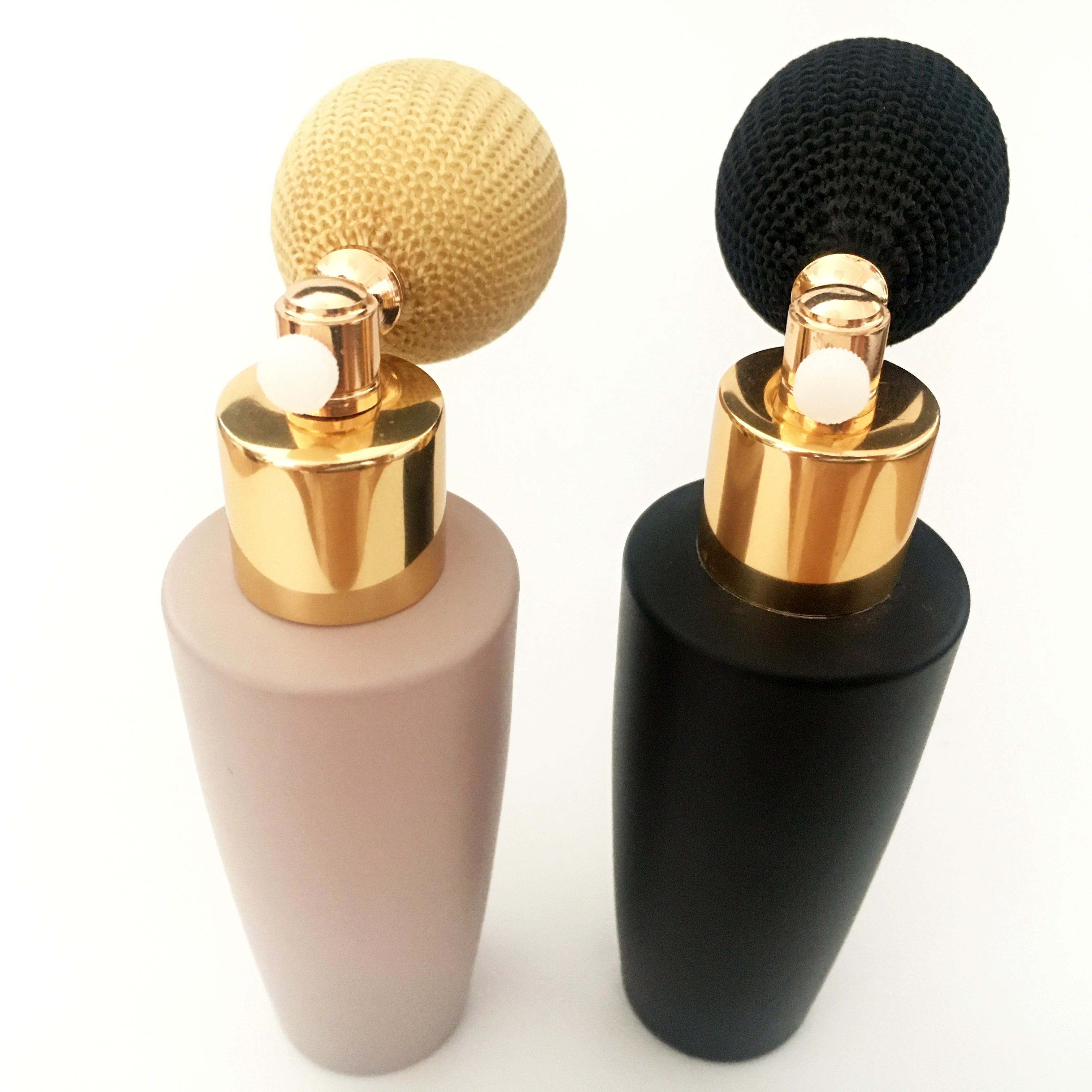 fabric air gas pump bulb spray atomizer powder spray bottle glass