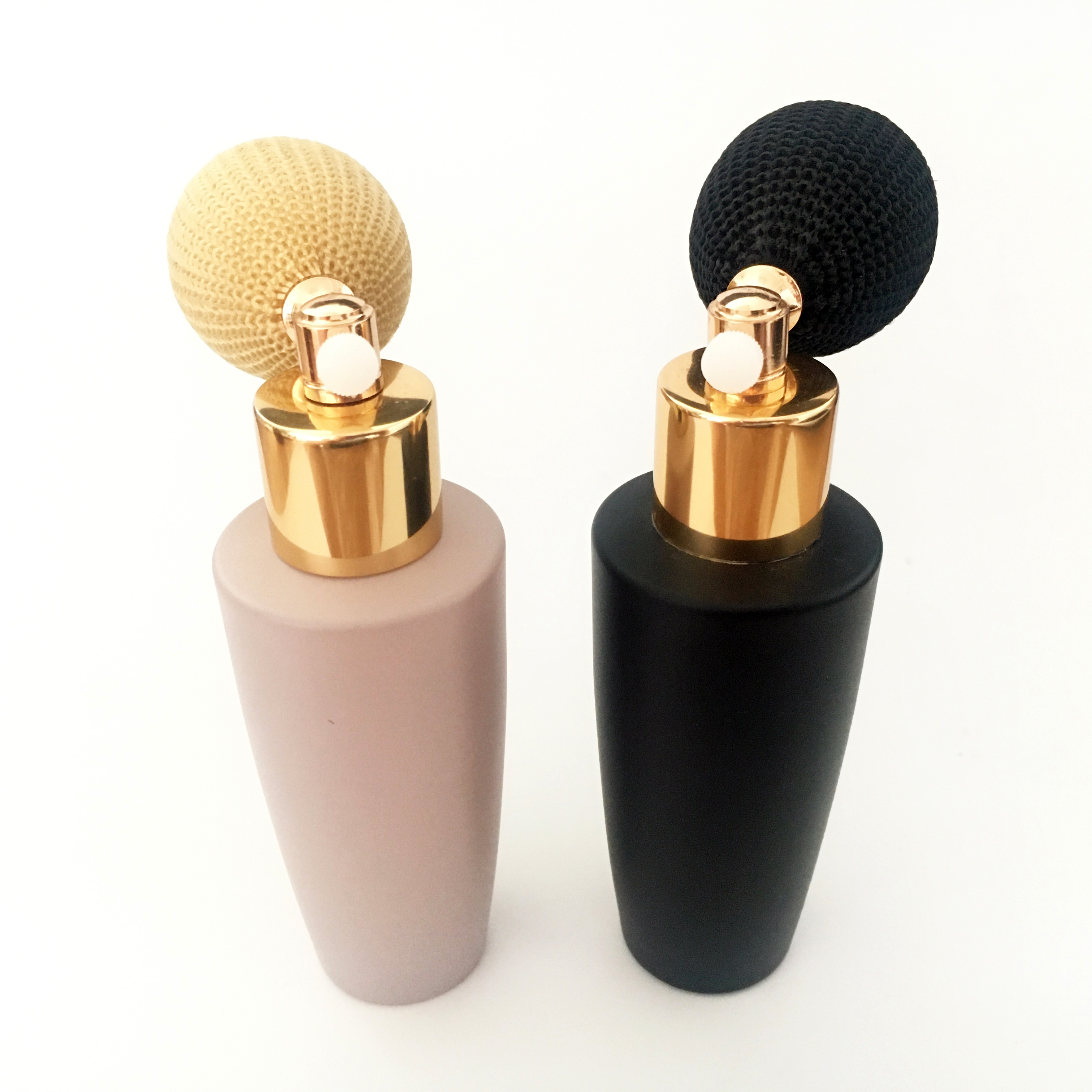 fabric air gas pump bulb spray atomizer powder spray bottle glass