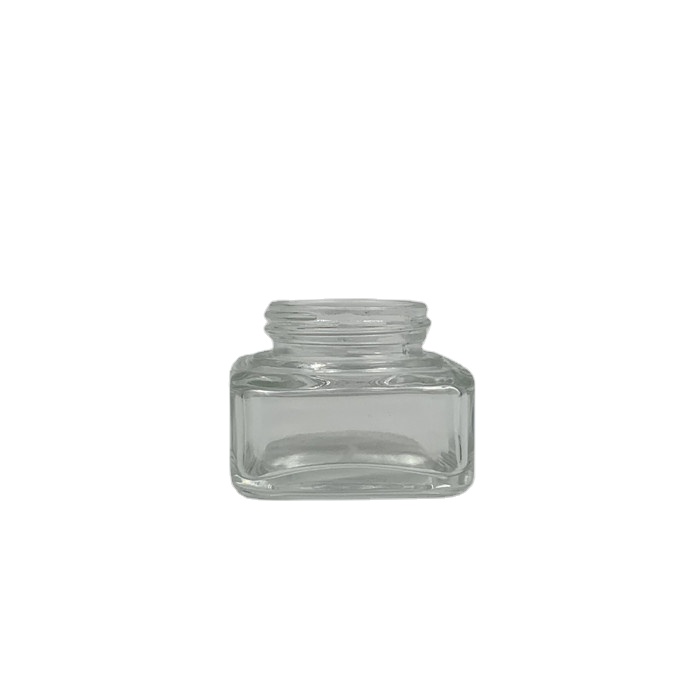 face cream bottle  glass cosmetic jar 30g 50g skincare glass packaging with cap