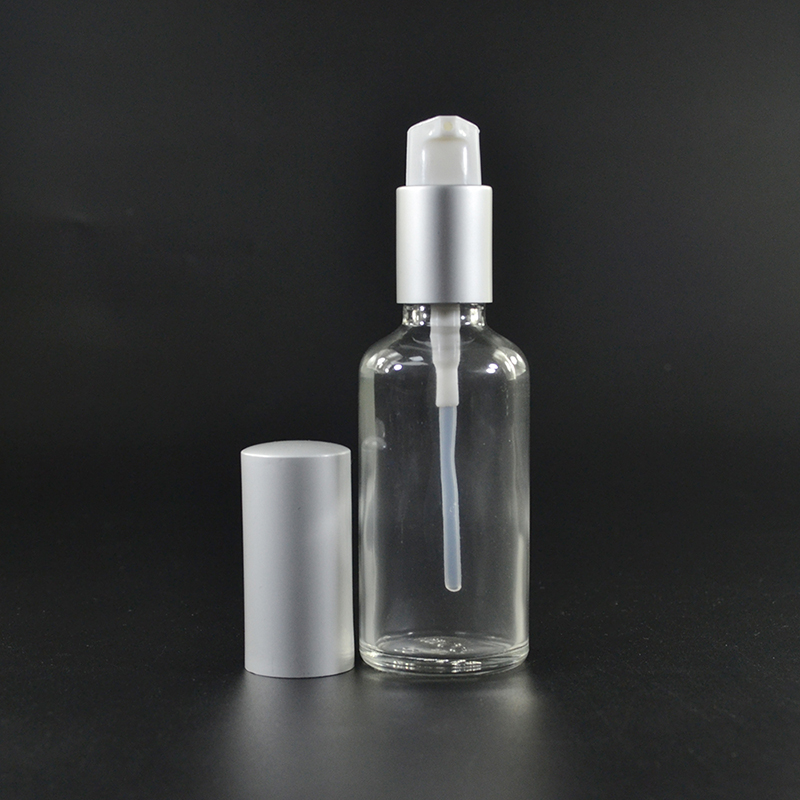 face cream container 1oz 2oz 50ml green blue clear amber 30ml 100ml lotion pumb cap glass spray bottle