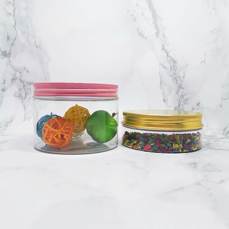 face cream cosmetic clear 300ml 4oz body butter plastic pet jar packaging natural