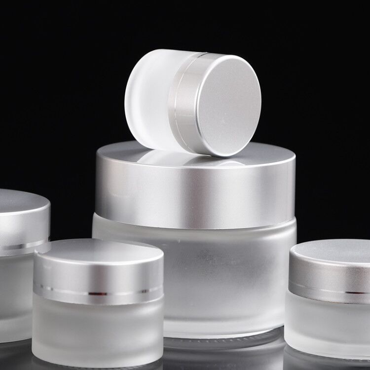 face cream glass jar glass face cream jar empty face cream jars