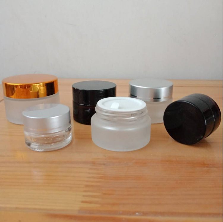 face cream glass jar glass face cream jar empty face cream jars