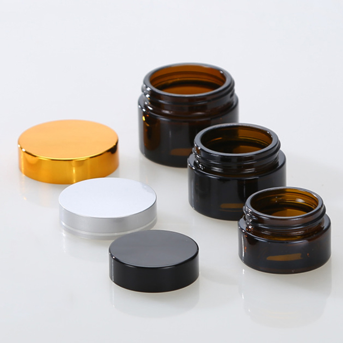 face cream jar with spoon cup shaped cosmetic jars