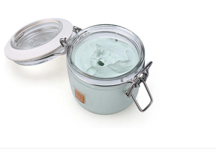 face cream sleep pack 250g 200g round clear bottle balm lotion skin glass jar emulsion clip stainless steel top gasket cosmetic