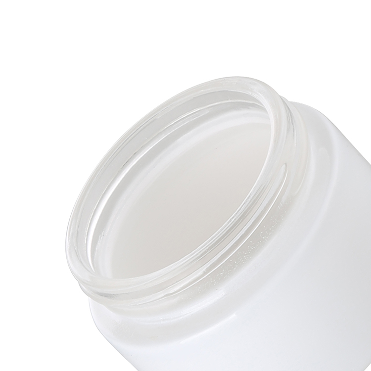 facial cream jar round glass jar standard size 30ml 50ml 100ml white glass jars