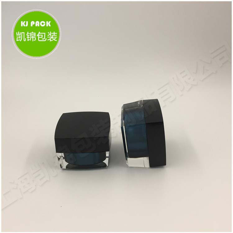 facial cream packaging empty cosmetic jars square cosmetic square jar 5G 10G 15G 30G 50G