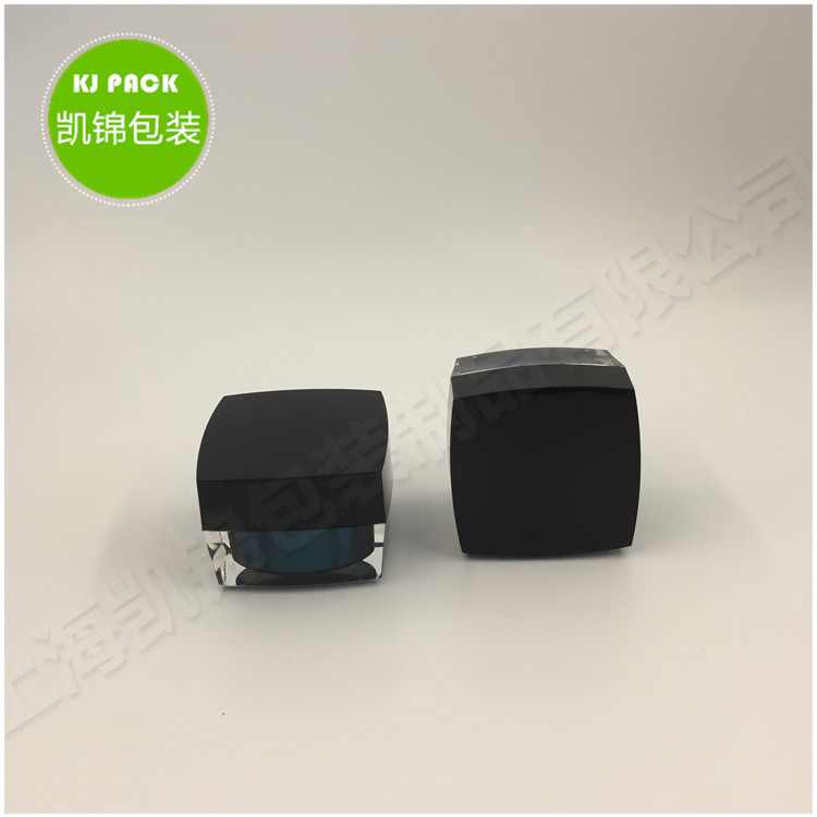 facial cream packaging empty cosmetic jars square cosmetic square jar 5G 10G 15G 30G 50G