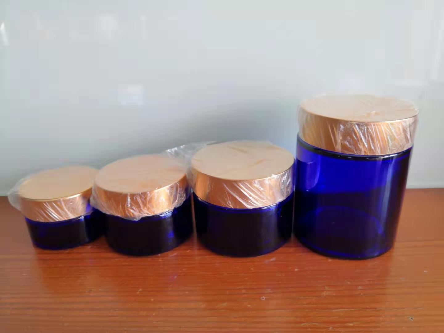 factory 15g 30g 50g 100g personal care frosted printing cosmetic glass cream jar with lid