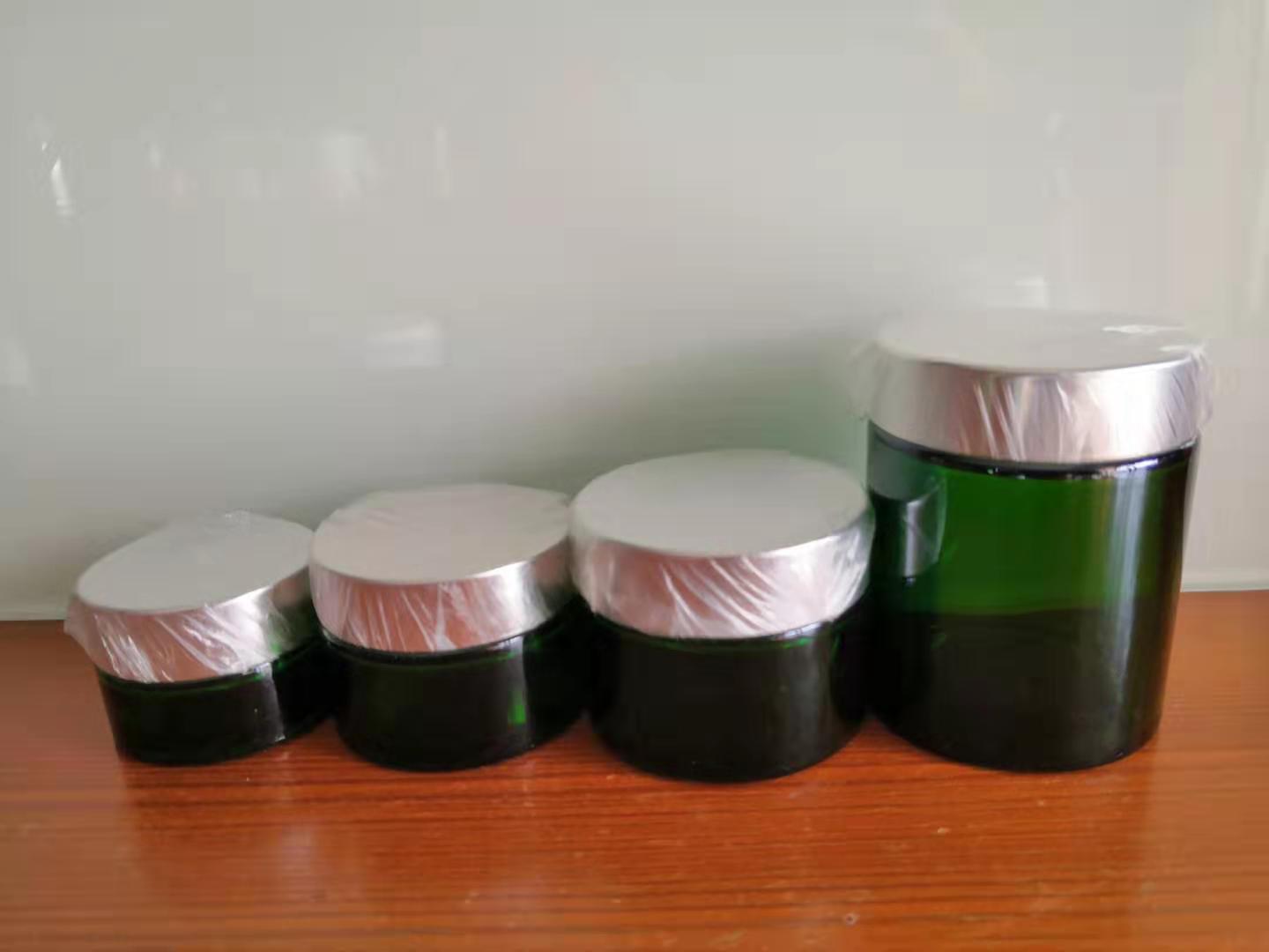 factory 15g 30g 50g 100g personal care frosted printing cosmetic glass cream jar with lid