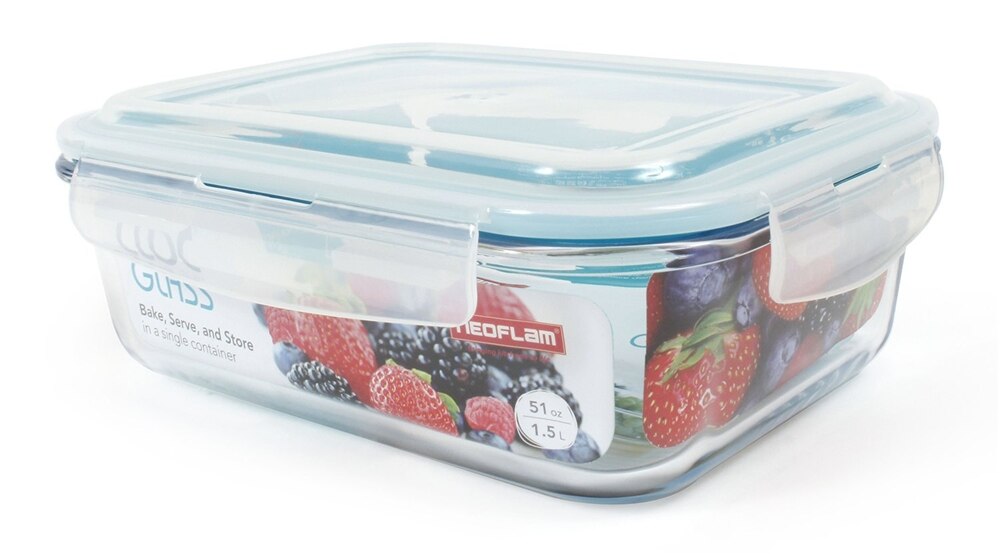 factory box food container glass with great price