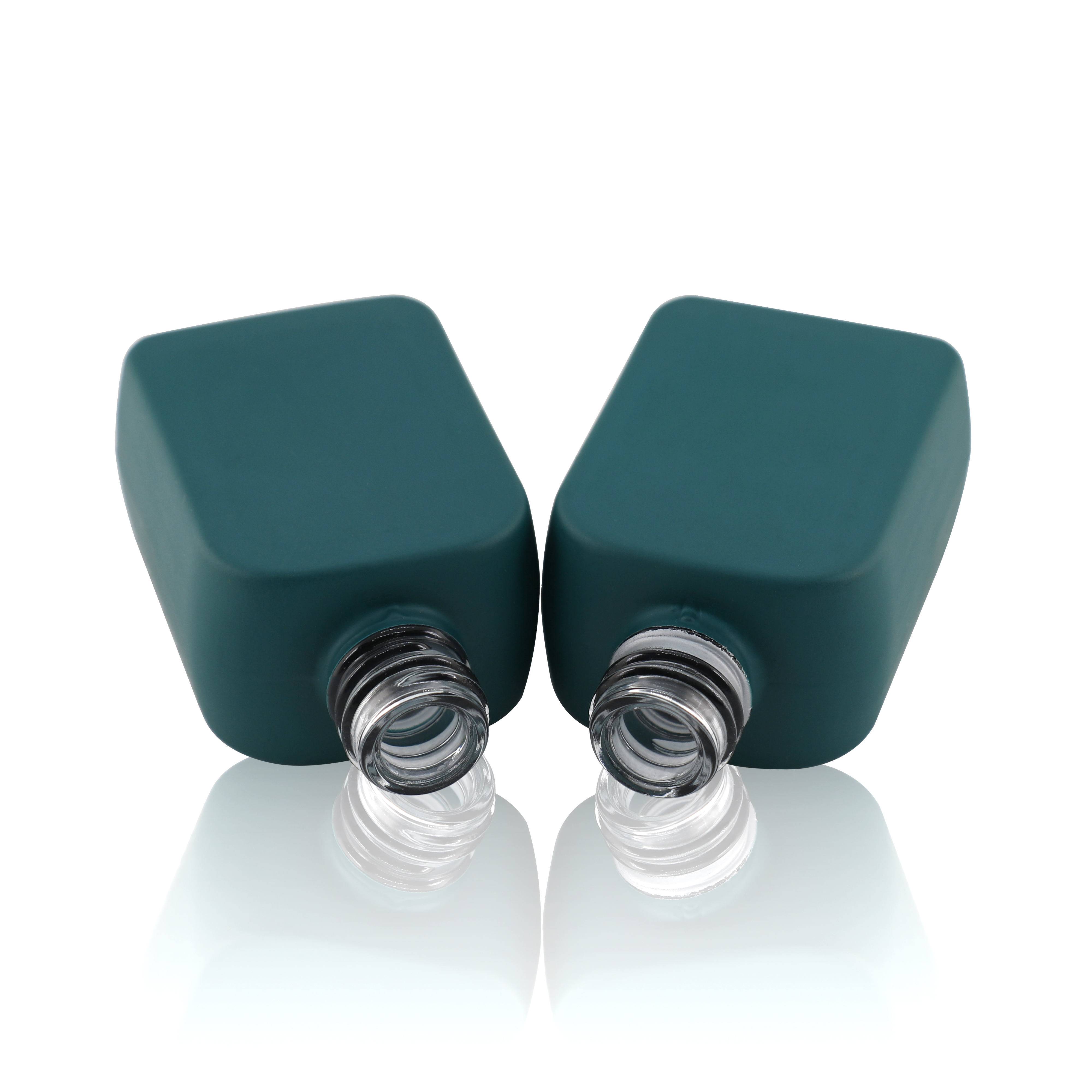 factory color customize design 10ml 12ml 13ml 15ml square empty clear uv gel nail polish bottle with gold caps