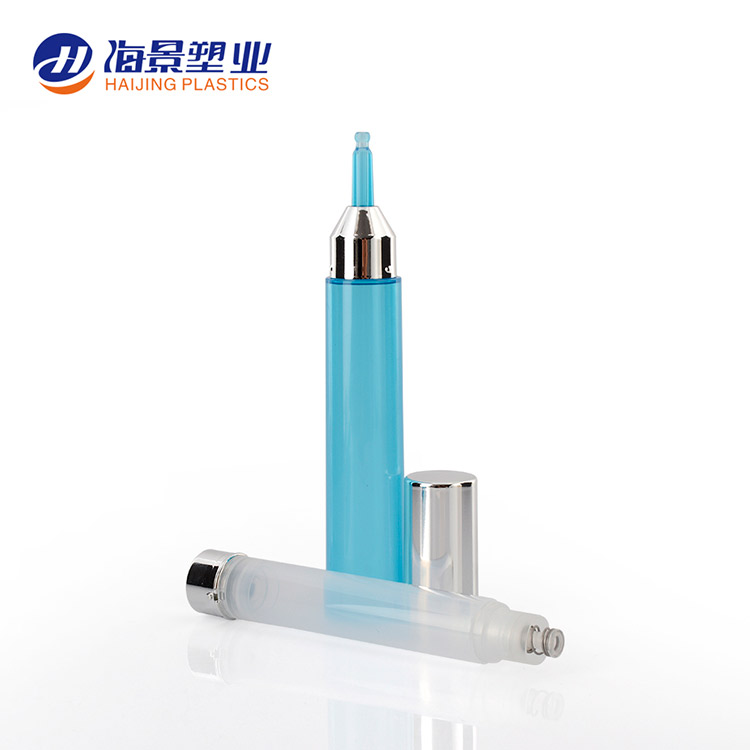 factory custom 10g 15g needle type Acrylic Airless bottle plastic cosmetic For Lady Beauty