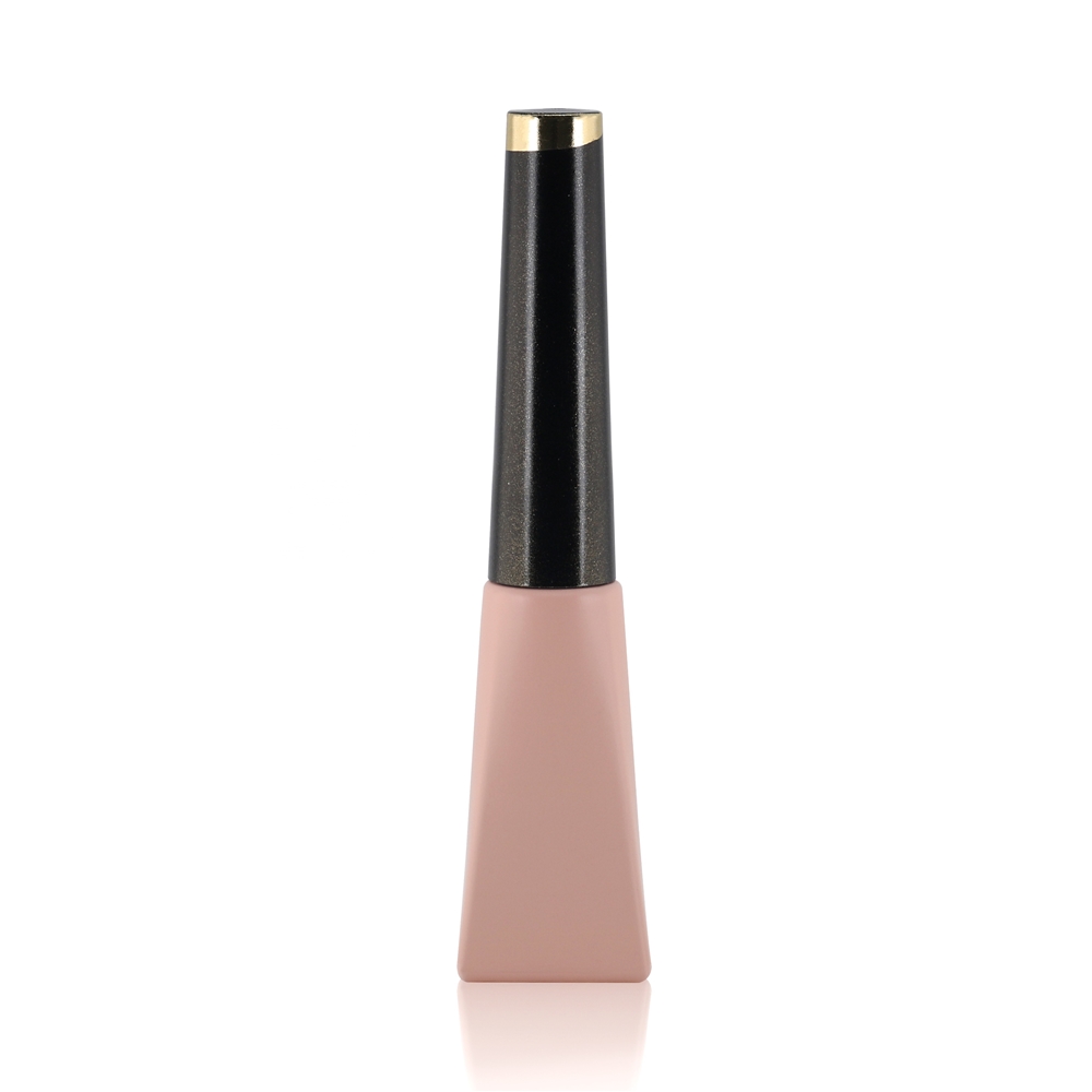 factory custom 7ml 8ml 9ml brown color spray empty uv gel soak off nail polish glass bottle with black round caps