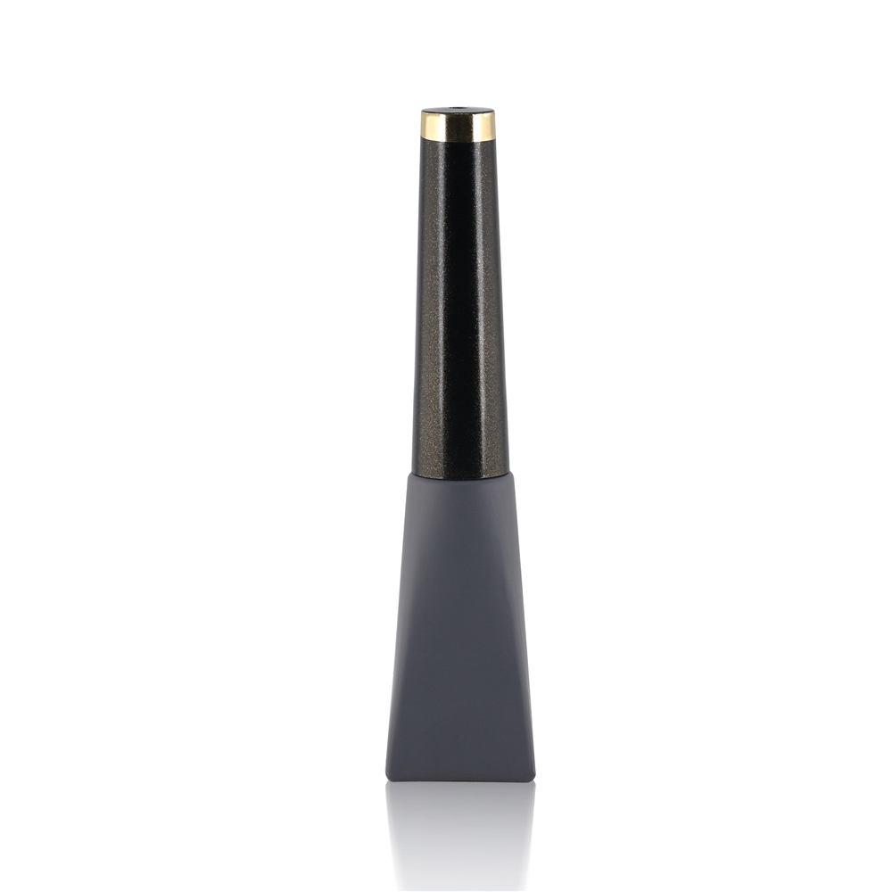 factory custom 7ml 8ml 9ml brown color spray empty uv gel soak off nail polish glass bottle with black round caps
