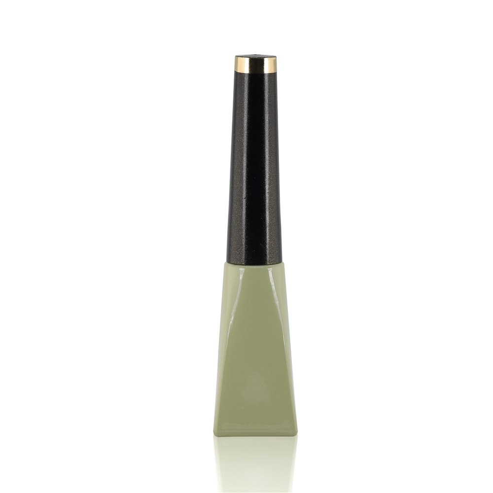 factory custom 7ml 8ml 9ml brown color spray empty uv gel soak off nail polish glass bottle with black round caps