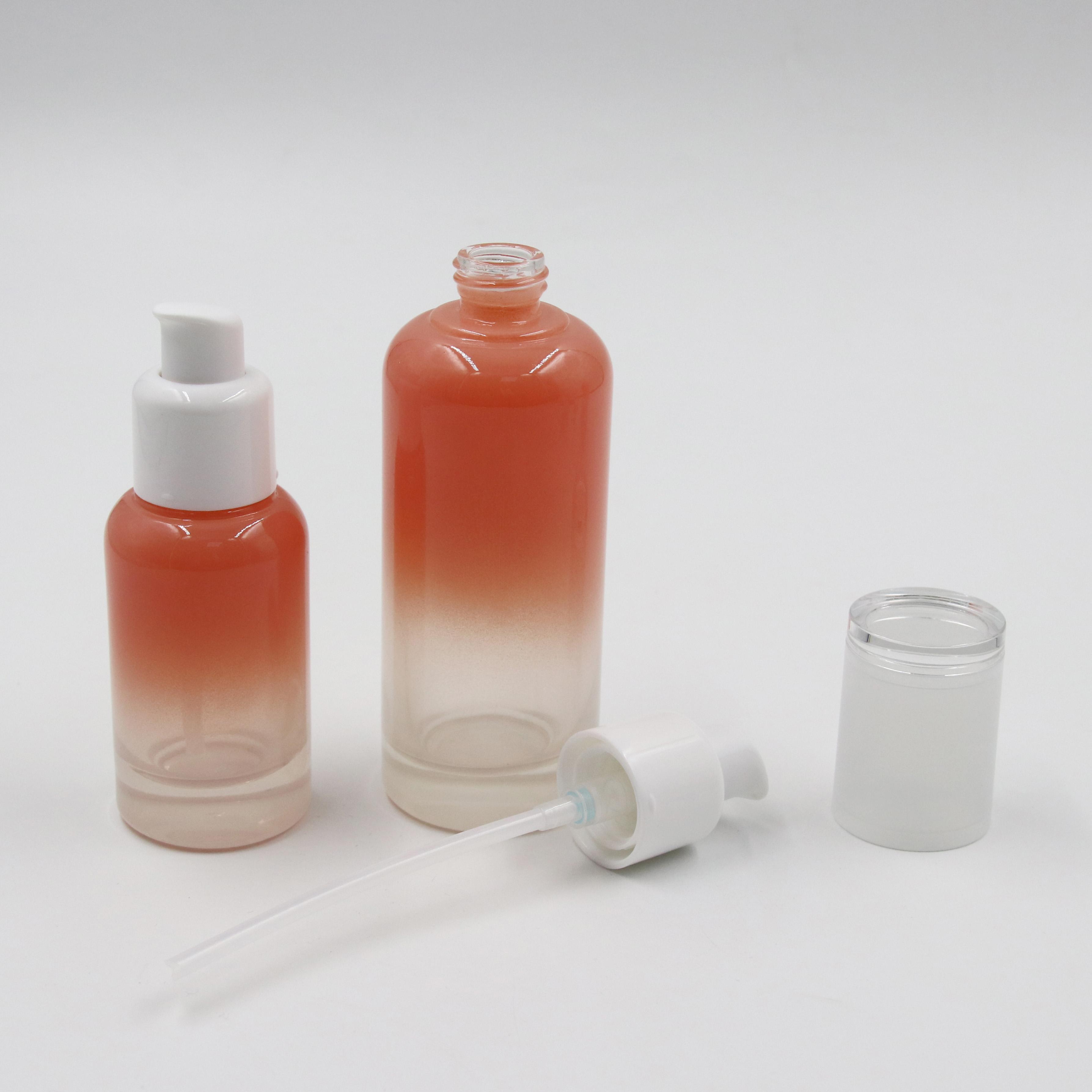 factory design 30ml 50ml 100ml skin care cosmetic glass packaging