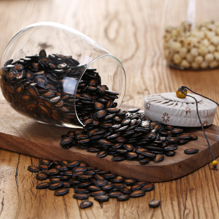 factory direct high borosilicate glass storage jar with wood lid