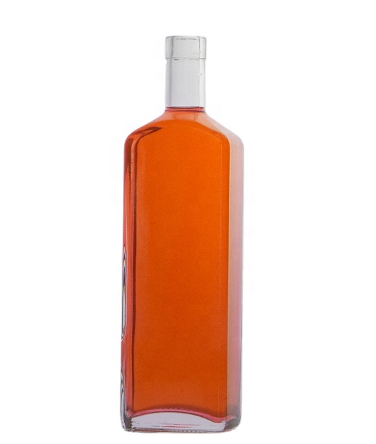 factory high end whisky botella de vidrio gin empty liquor vodka glass bottle
