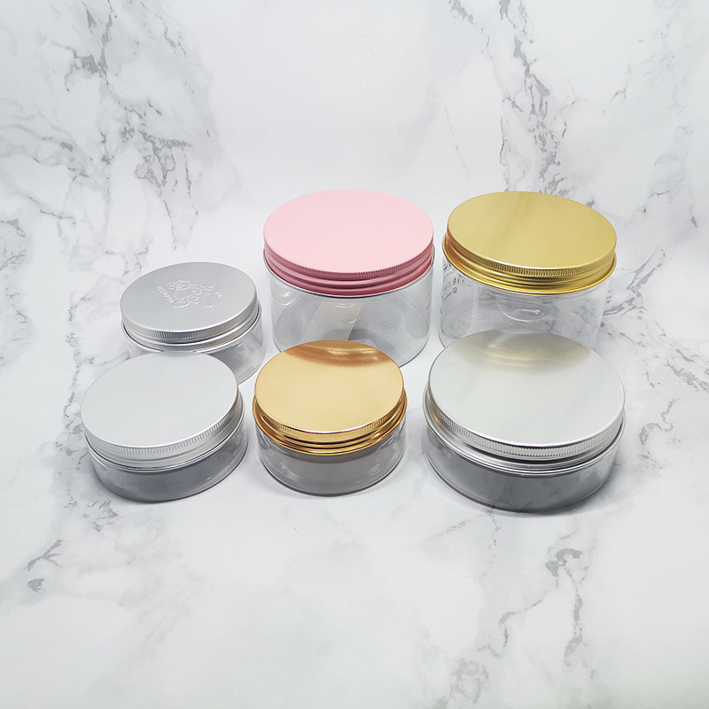 factory new design 150ml PET cosmetics cream jar Sealed tank Facial mask container