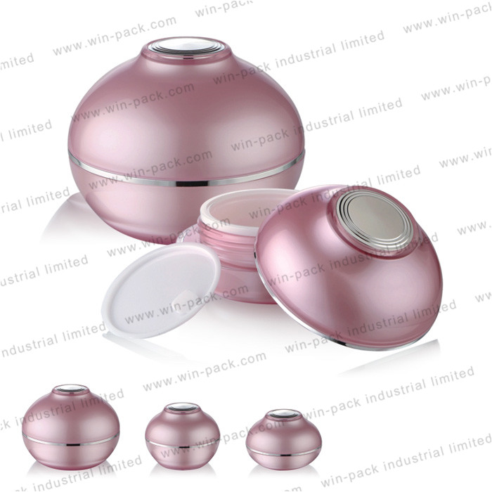 factory price cosmetic containers packaging white and gold cosmetic acrylic jar 20g 30g 50g 100g