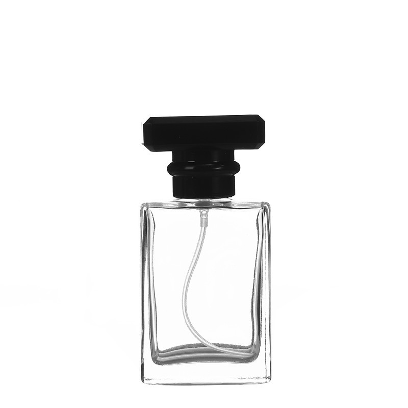 factory price empty body mist perfume bottle preform square glass bottle