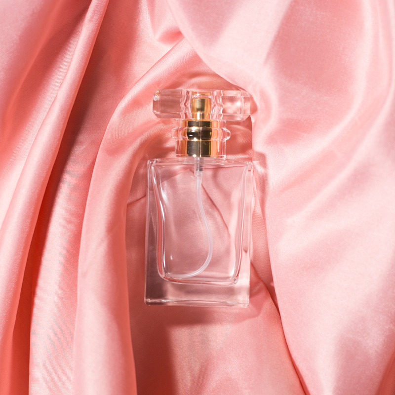factory price empty body mist perfume bottle preform square glass bottle