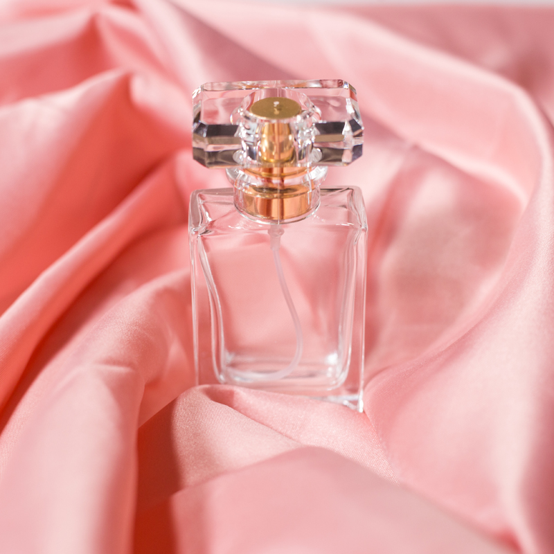 factory price empty body mist perfume bottle preform square glass bottle
