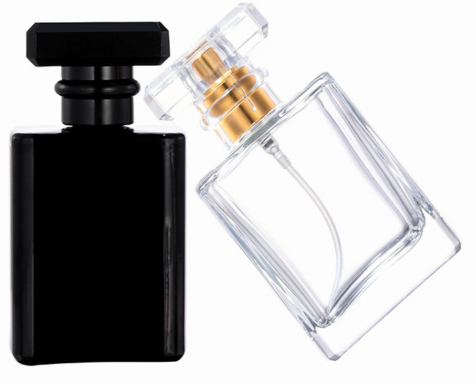 factory price empty body mist perfume bottle preform square glass bottle