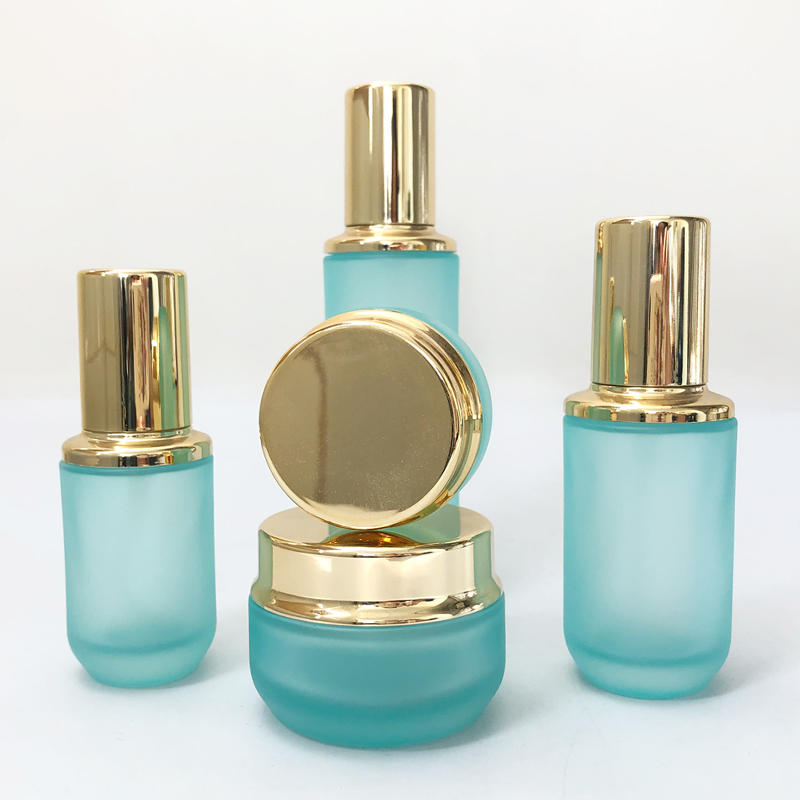 factory price empty face whitening cream and mask packaging 30g 50g glass cosmetic jars and lids