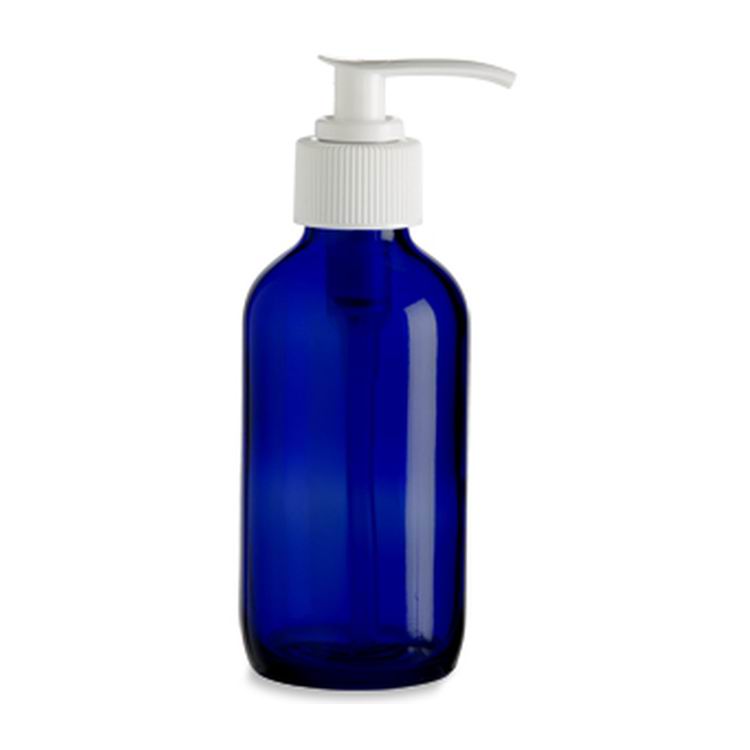 factory price frosted glass cosmetic lotion cream pump bottle