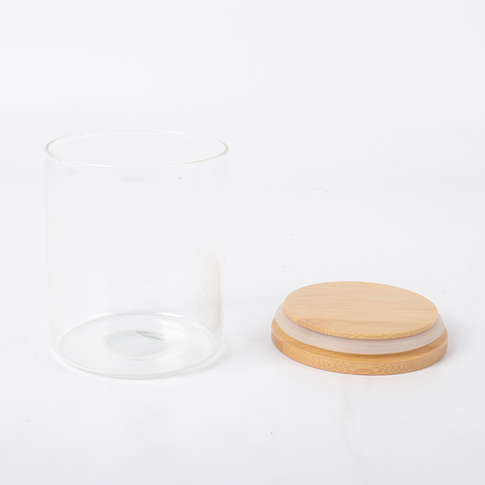factory price kitchen cooking a set of 3 cans spice jar with wood lid