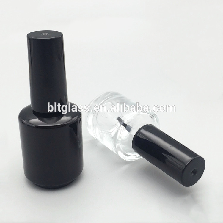 factory price wholesale 5ml 10ml 15ml black Manicure oil bottle gel nail polish bottle