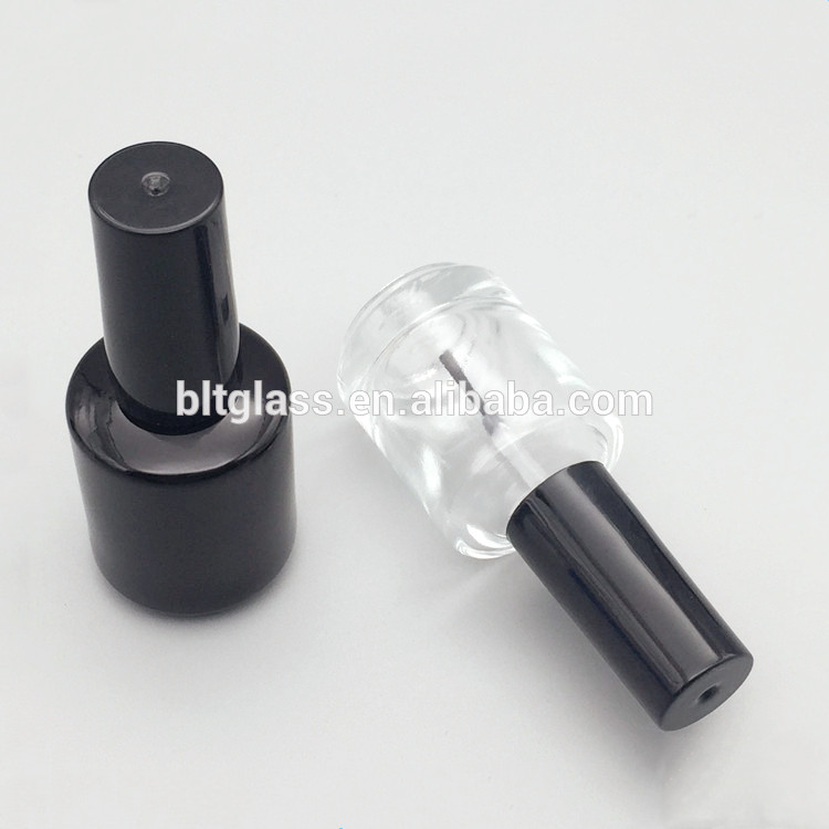 factory price wholesale 5ml 10ml 15ml black Manicure oil bottle gel nail polish bottle