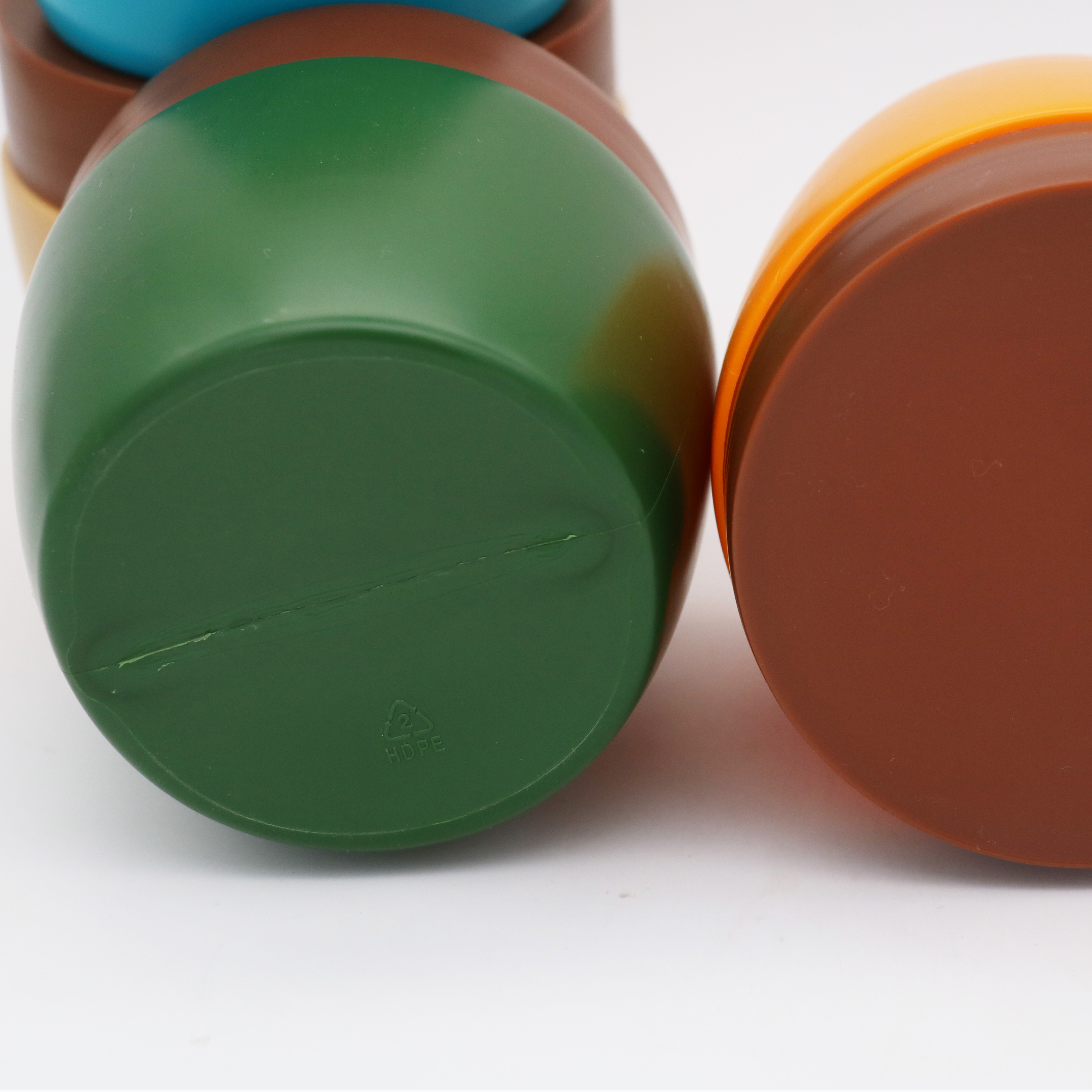 factory production 500ml hair product jar PP plastic cosmetic packaging empty pp jar with lid