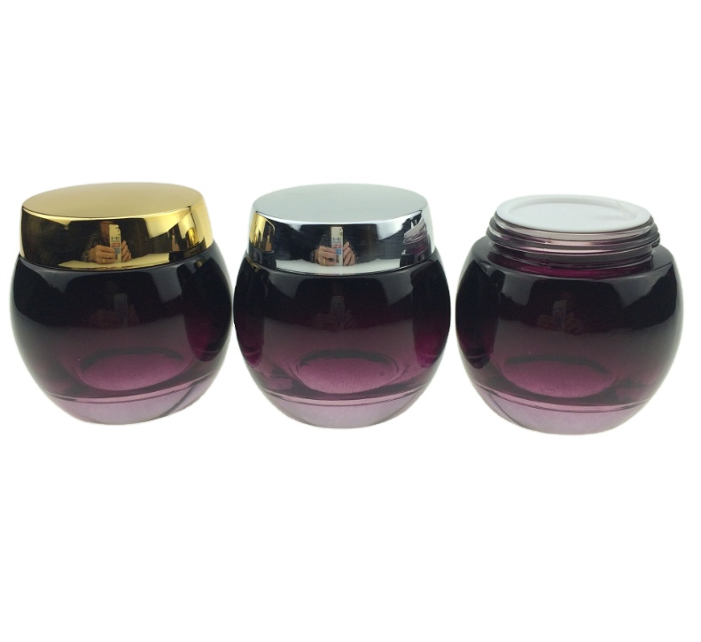 factory sale custom essential oil 150ML 250g glass jar luxury glass cosmetic jar
