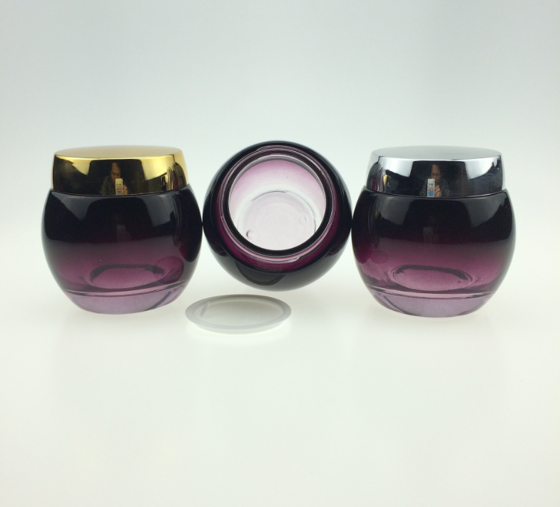factory sale custom essential oil 150ML 250g glass jar luxury glass cosmetic jar