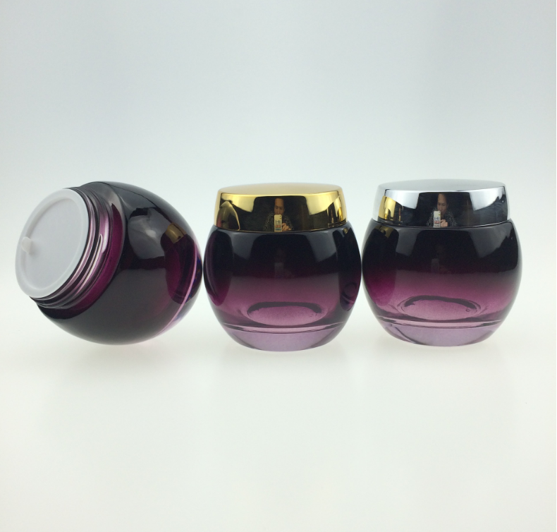 factory sale custom essential oil 150ML 250g glass jar luxury glass cosmetic jar