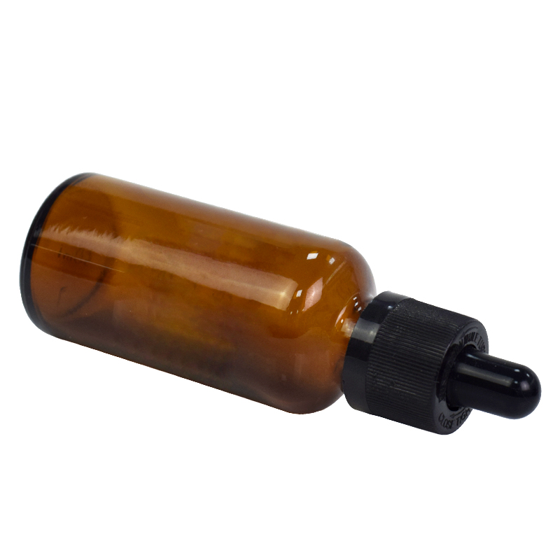 factory wholesale 15ml 30ml 1oz brown amber black oil bottle personal care packaging glass massage dropper oil bottle